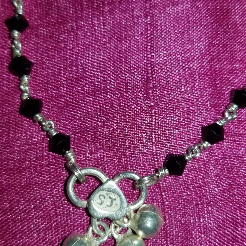 925 Sterling Silver Anklets. 10” each, 15g.